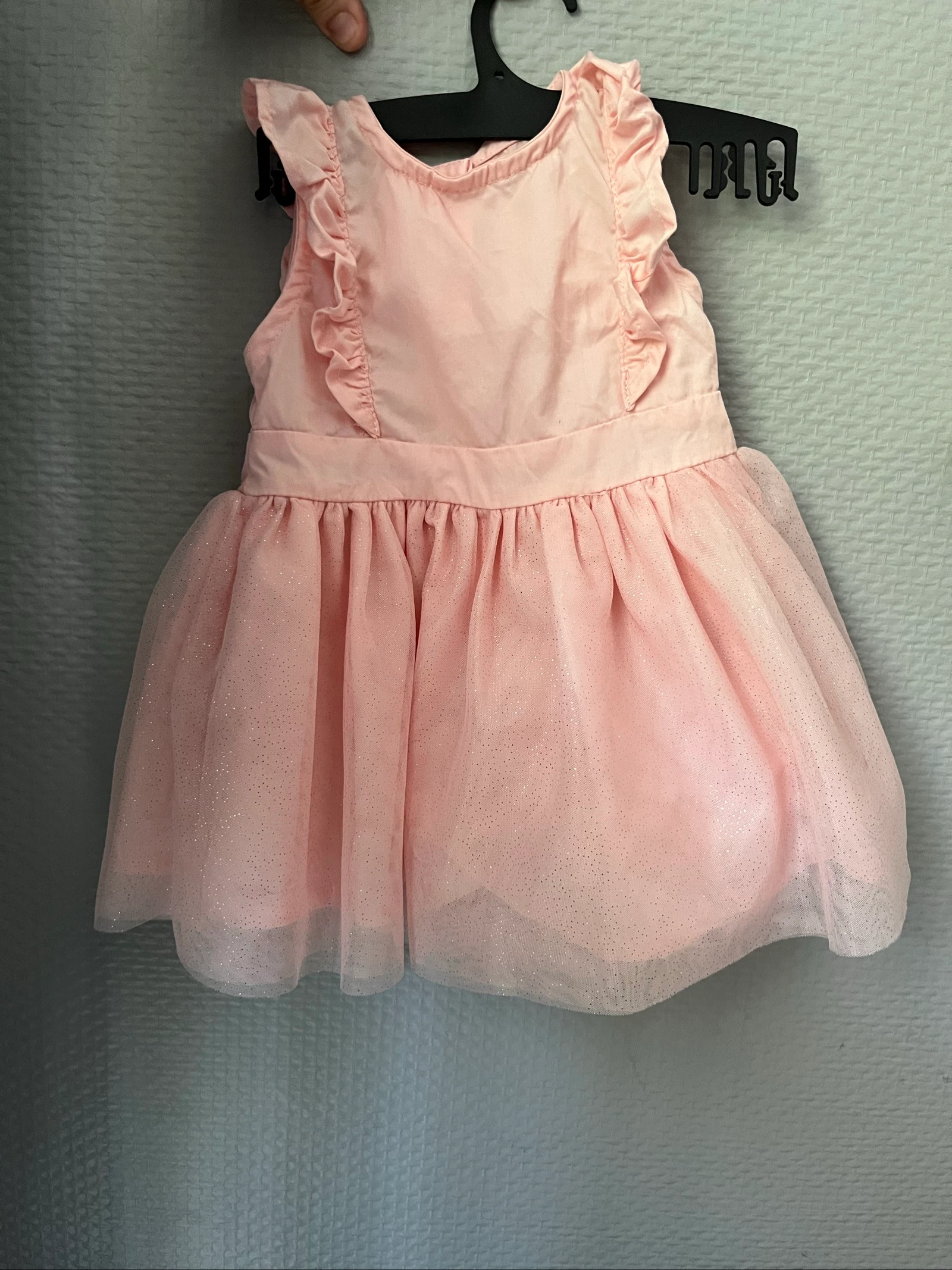 Robe cérémonie rose tulle pailleté 3 mois